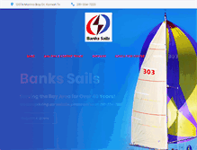 Tablet Screenshot of bankssailstx.com